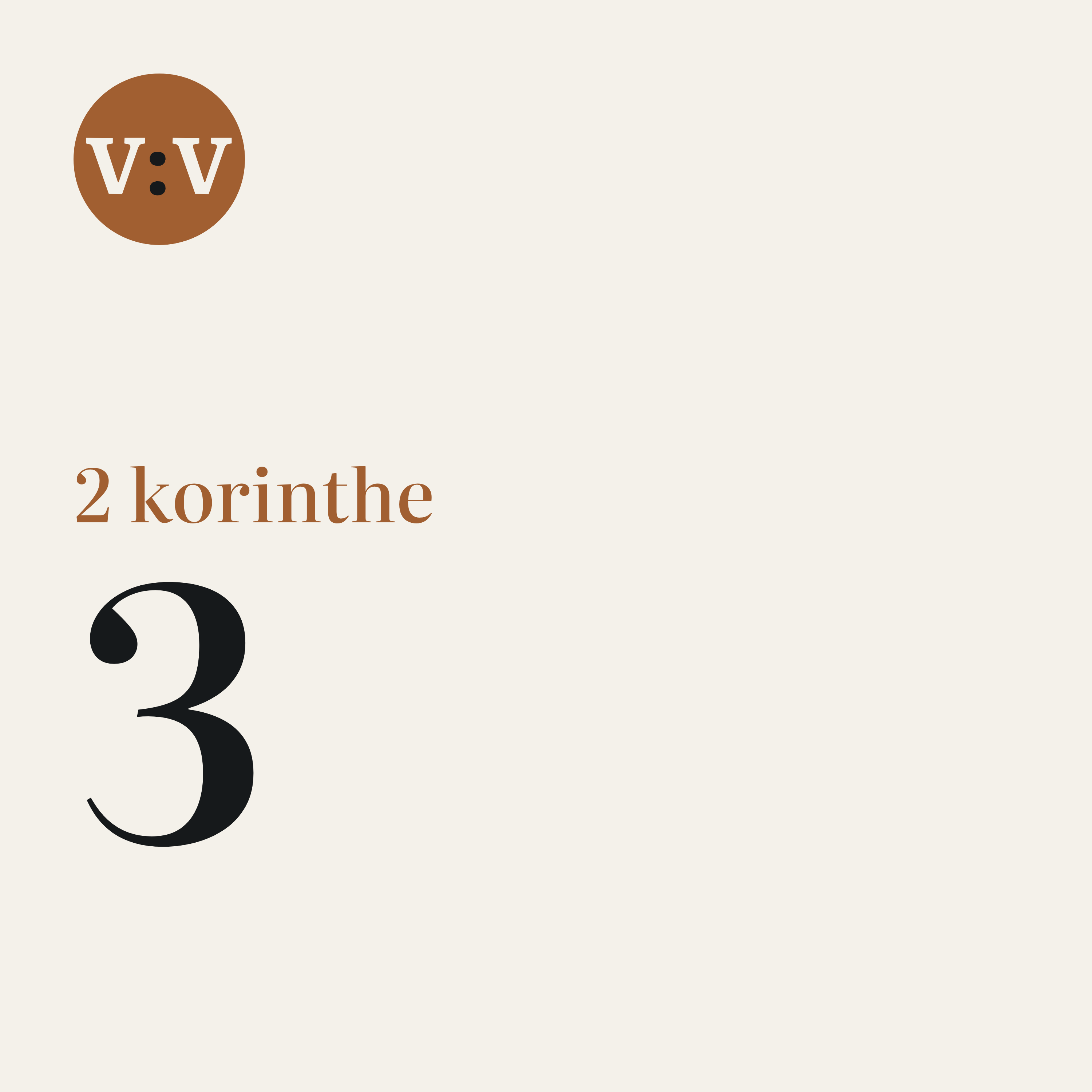 2 Korinthe 3