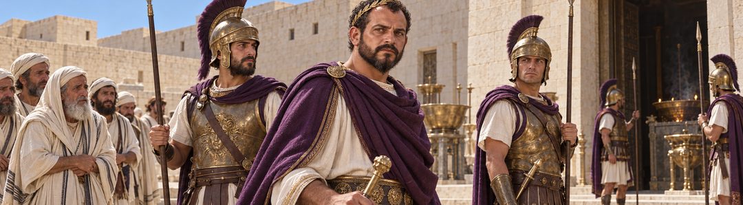 Illustratie bij: Antiochus Epiphanes en de ontheiliging van de tempel.