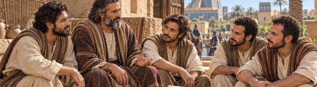 Illustratie bij: Trouwe ballingen blijven recht voor God in Babylon.