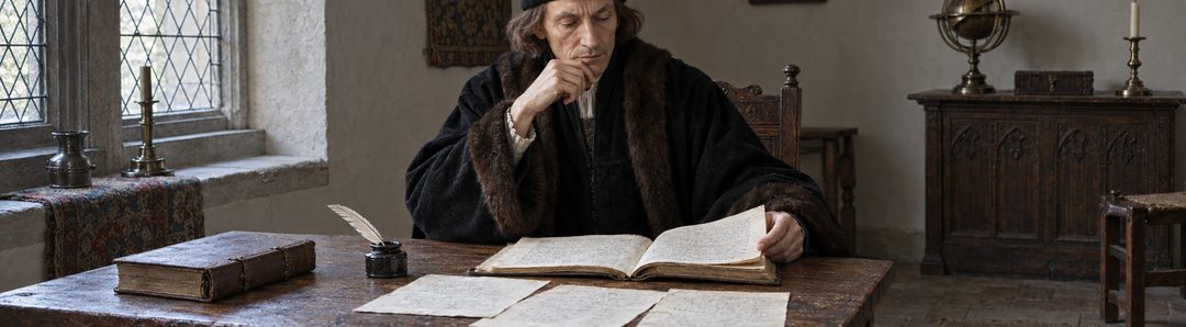 Illustratie bij: Erasmus reconstrueert de Griekse tekst van Openbaring.