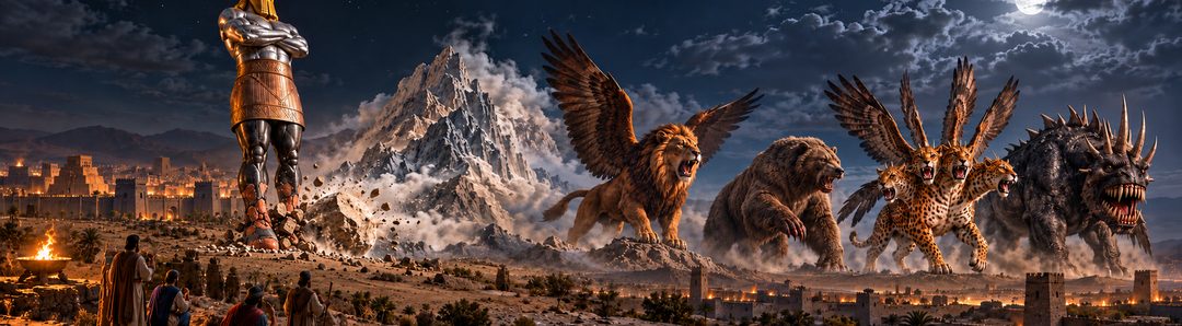 Illustratie bij: Vier wereldrijken en het blijvende koninkrijk.