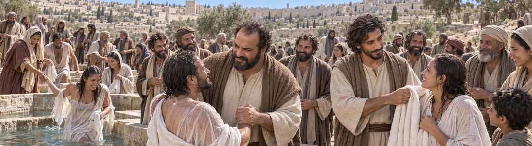 Illustratie bij: Drieduizend mensen toegevoegd aan Christus.