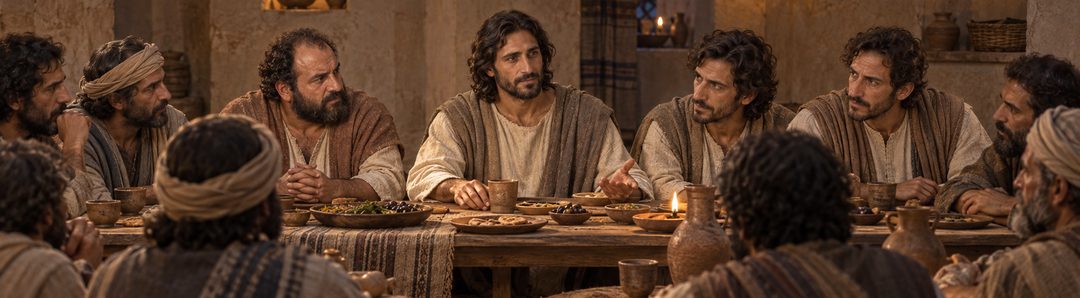 Illustratie bij: Jezus spreekt over opnieuw drinken in het Koninkrijk.