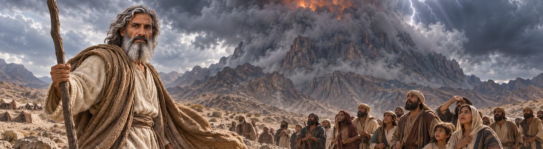 Illustratie bij: Israël bij de ontzagwekkende Sinaï.