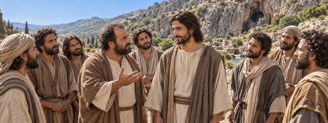 Illustratie bij: Petrus belijdt Jezus als de Christus.