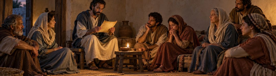 Illustratie bij: De gemeente hoort over de komst van Christus.