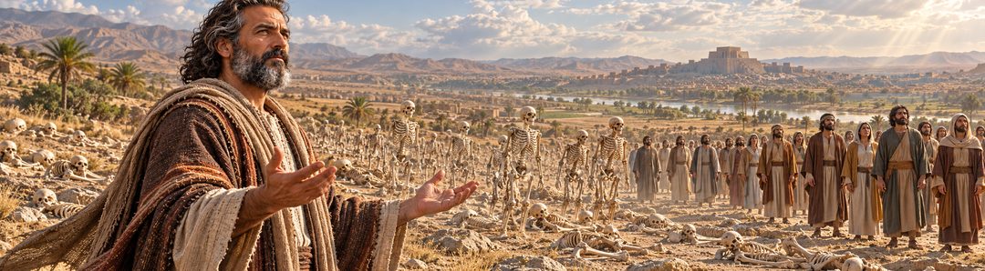 Illustratie bij: Dorre beenderen als beeld van Israëls herstel.