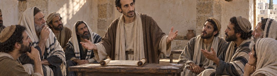 Illustratie bij: Prediking in de synagoge van Damascus.