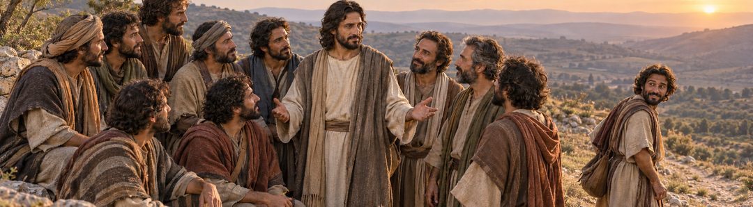 Illustratie bij: Christus belooft bij Zijn discipelen te blijven.