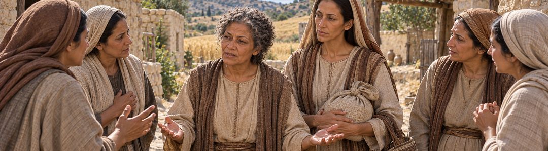 Illustratie bij: Naomi keert verbitterd terug in Bethlehem.