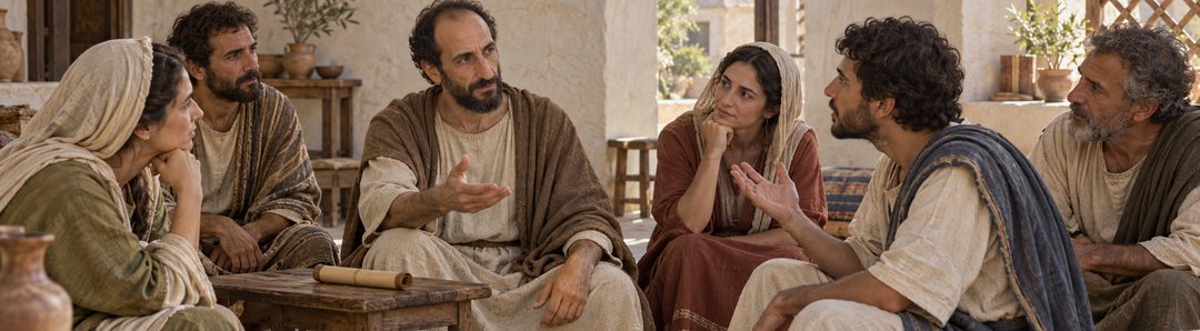 Illustratie bij: Gelovigen leren Christus kennen door de verkondiging.