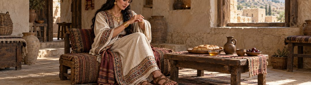 Illustratie bij: Jeruzalem ontvangt kleding en sieraden.
