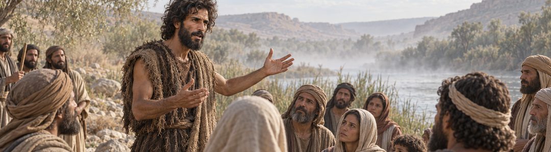Illustratie bij: Johannes verkondigt de komst van Gods Koninkrijk.