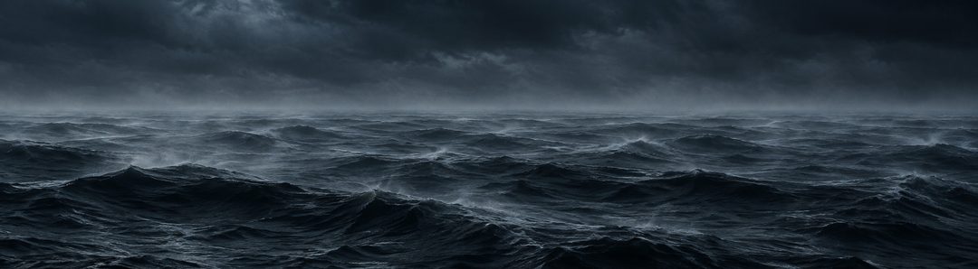 Illustratie bij: De Geest boven de donkere wateren.