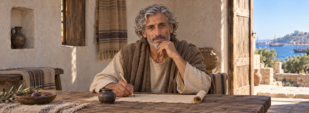 Illustratie bij: Johannes voegt de ontmoeting aan het Meer van Tiberias als epiloog toe.