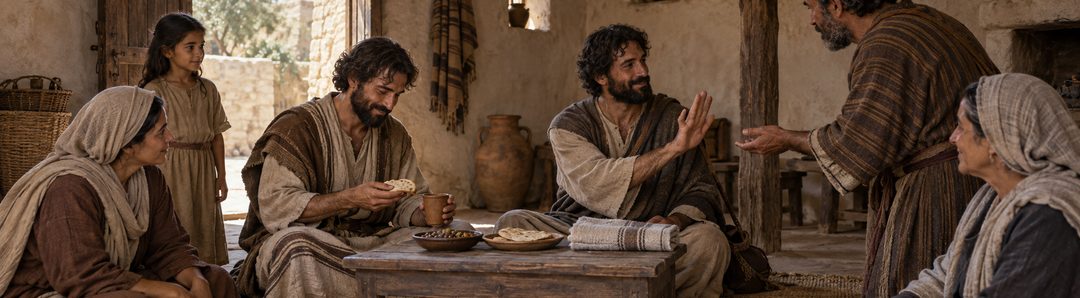 Illustratie bij: De discipelen leren hun onderhoud niet als betaling op te eisen.