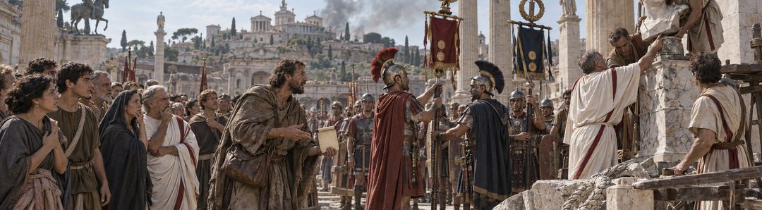 Illustratie bij: Crisis in Rome en Israël.