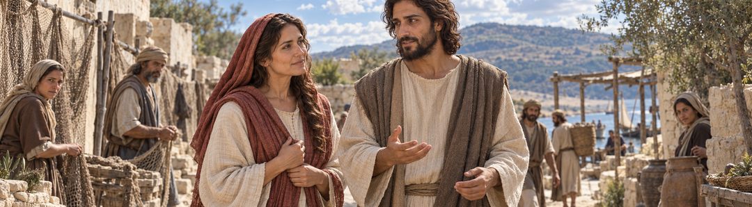 Illustratie bij: Maria Magdalena na haar bevrijding.
