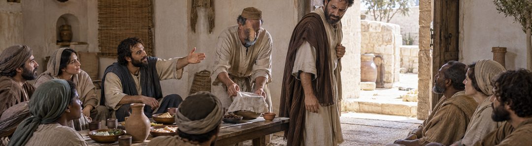 Illustratie bij: Gods werk niet afbreken om een maaltijd.