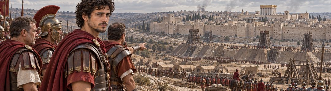 Illustratie bij: Romeinse legers omsingelen Jeruzalem.