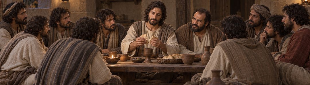 Illustratie bij: Jezus geeft het Pascha een nieuwe gedachtenis.