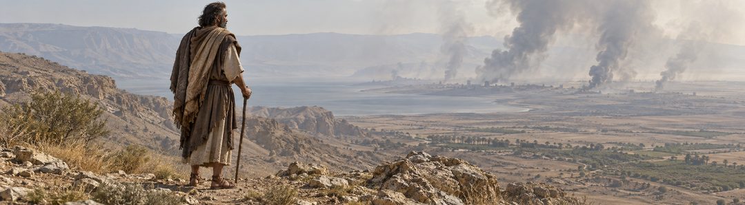 Illustratie bij: Sodom als zichtbaar voorbeeld van oordeel.