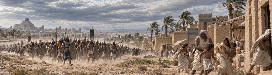 Illustratie bij: Assyrische legers brengen oordeel over Egypte.