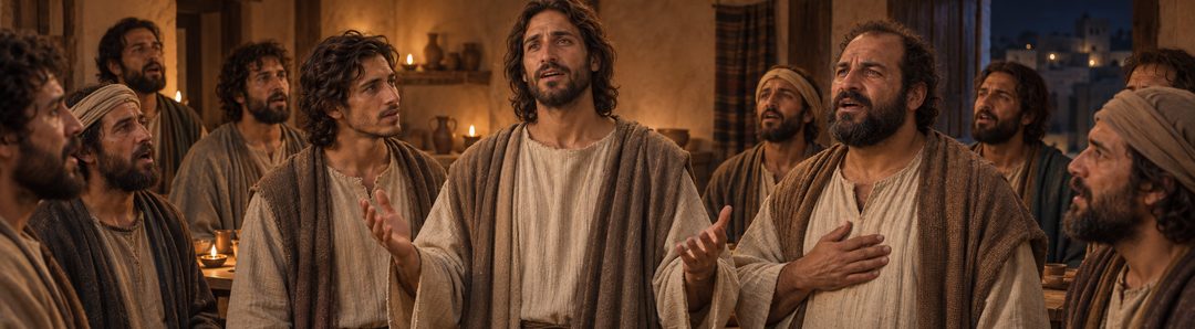 Illustratie bij: Jezus zingt over bevrijding uit dood en graf.