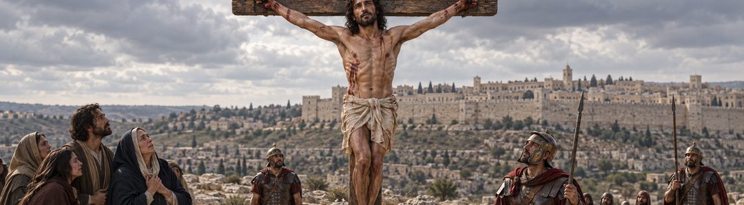 Illustratie bij: Christus draagt de straf van de zondaar.