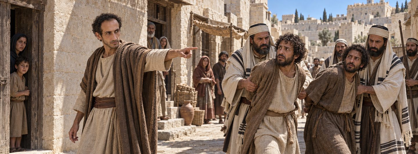 Illustratie bij: Paulus vervolgt gelovigen uit godsdienstige ijver.