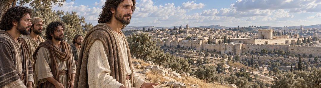 Illustratie bij: Jezus weent over Jeruzalem.