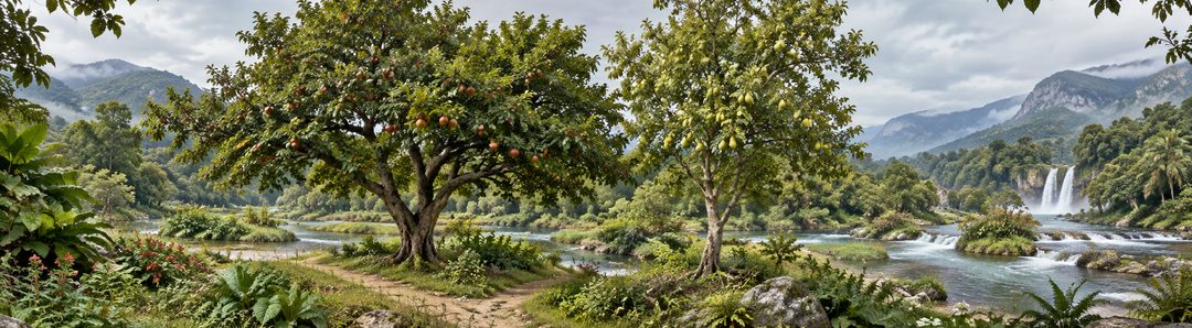 Illustratie bij: De hof van Eden en de twee bijzondere bomen.