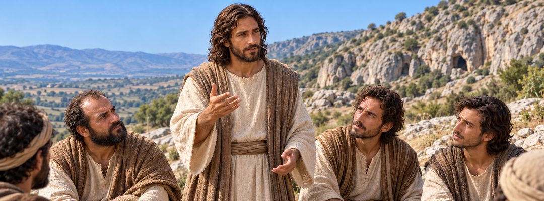 Illustratie bij: Jezus’ raadselachtige belofte aan zijn leerlingen.