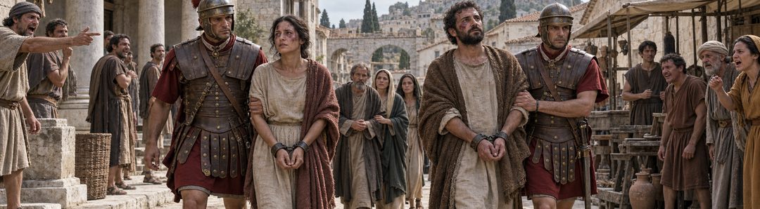 Illustratie bij: Met Christus lijden en volharden.