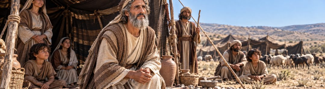 Illustratie bij: Abram ontvangt de naam Abraham.
