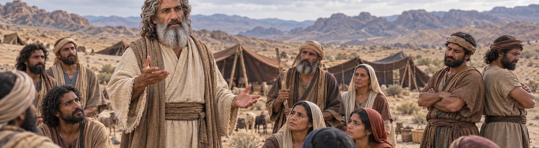 Illustratie bij: De woestijngeneratie neemt Gods waarschuwing niet ter harte.