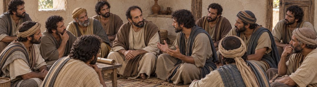 Illustratie bij: De discipelen erkennen hun onvolledige kennis.