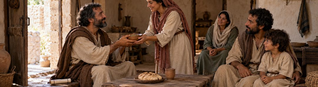 Illustratie bij: Materiële ondersteuning voor wie het Evangelie verkondigt.