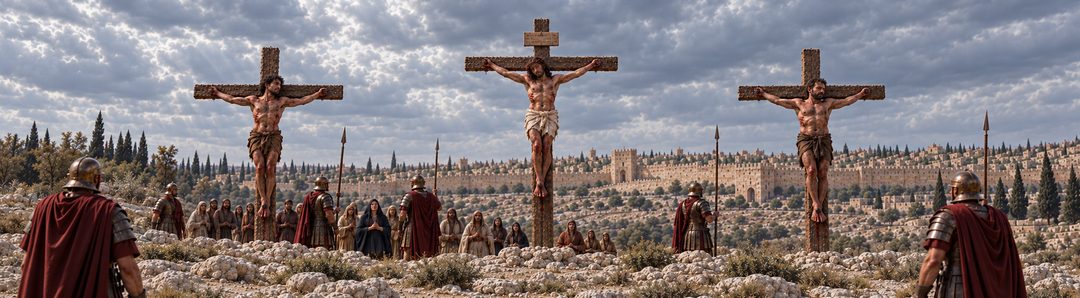 Illustratie bij: Christus overwint door zijn dood aan het kruis.