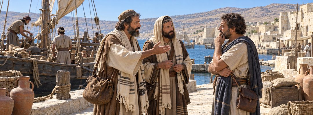 Illustratie bij: Farizeeën winnen met grote inspanning één proseliet.