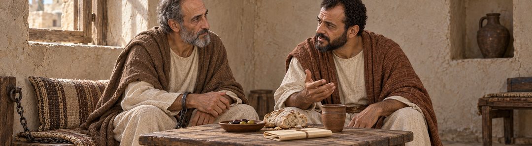 Illustratie bij: De bijzondere band tussen Paulus en Onesimus.