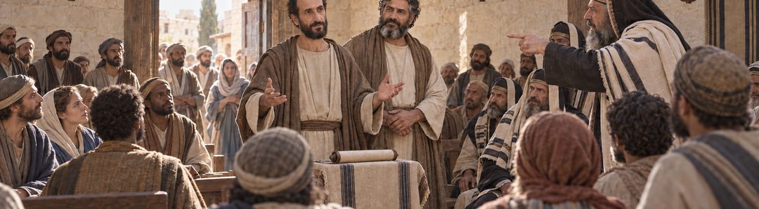 Illustratie bij: Een volle synagoge en openlijk verzet tegen Paulus.