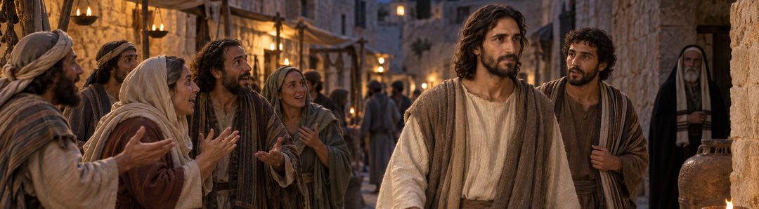 Illustratie bij: Tekenen in Jeruzalem en de komst van Nicodemus.
