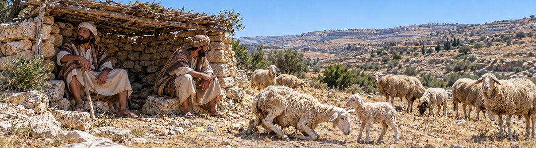 Illustratie bij: Herders dragen verantwoordelijkheid voor de kudde.