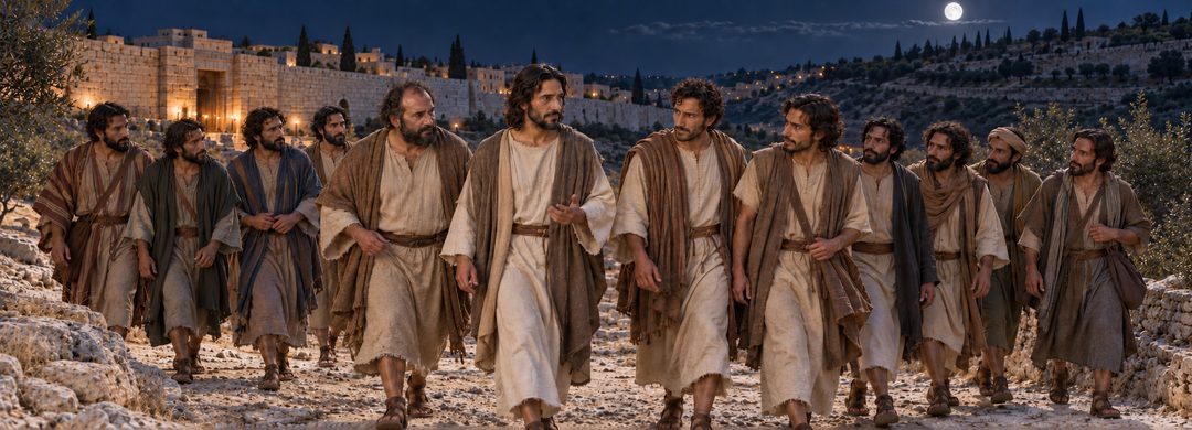 Illustratie bij: Van de bovenzaal naar Gethsemane.