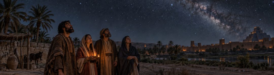 Illustratie bij: Alle sterren worden door God geroepen.