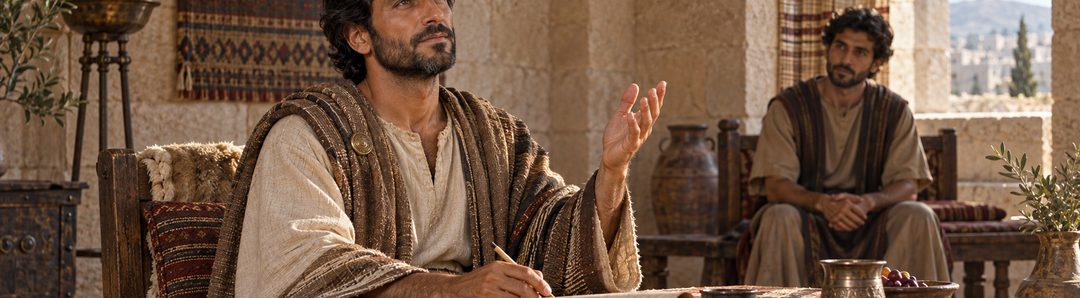 Illustratie bij: David erkent de Messias als zijn Heer.