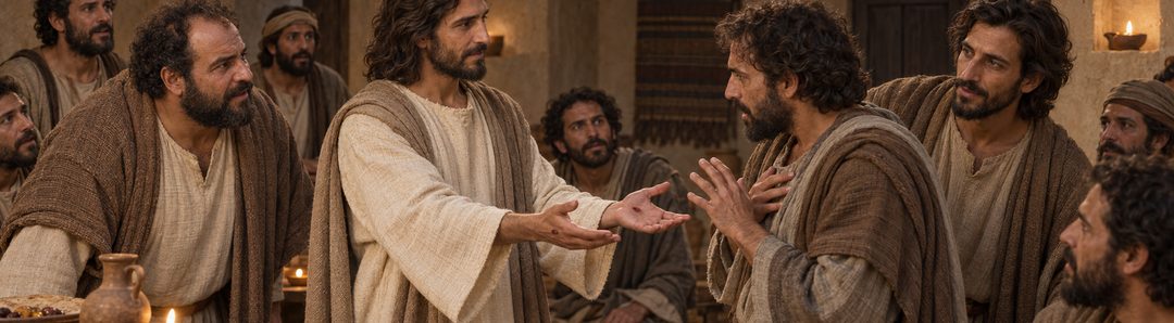 Illustratie bij: De onzichtbare aanwezigheid van Jezus leert de discipelen vertrouwen.