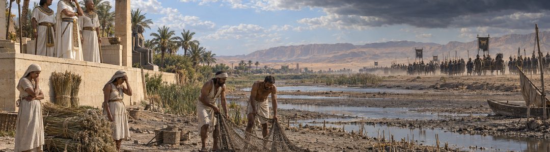 Illustratie bij: Het oordeel ontwricht Egypte.