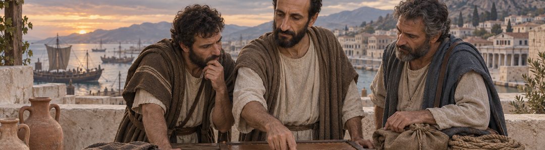 Illustratie bij: Paulus’ reisplan naar Rome en Spanje.